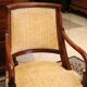 Pair of mahogany armchairs XIX Restoration