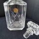 Cut crystal whiskey decanter