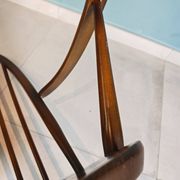 Chair & Armchair Set with Slats 1960 — Attributed to Ercol Goldsmith (St