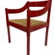 Fauteuil Carimate modèle 892 Vico Magistretti pour Cassina en rouge
