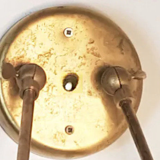 Wall lamp double diabolo black & white