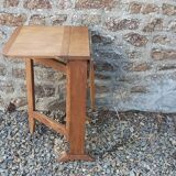Old wooden table with double swings