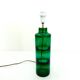 Lampe scandinave en verre incalmo vert Hadeland Glassverk - Høvik Verk 1960