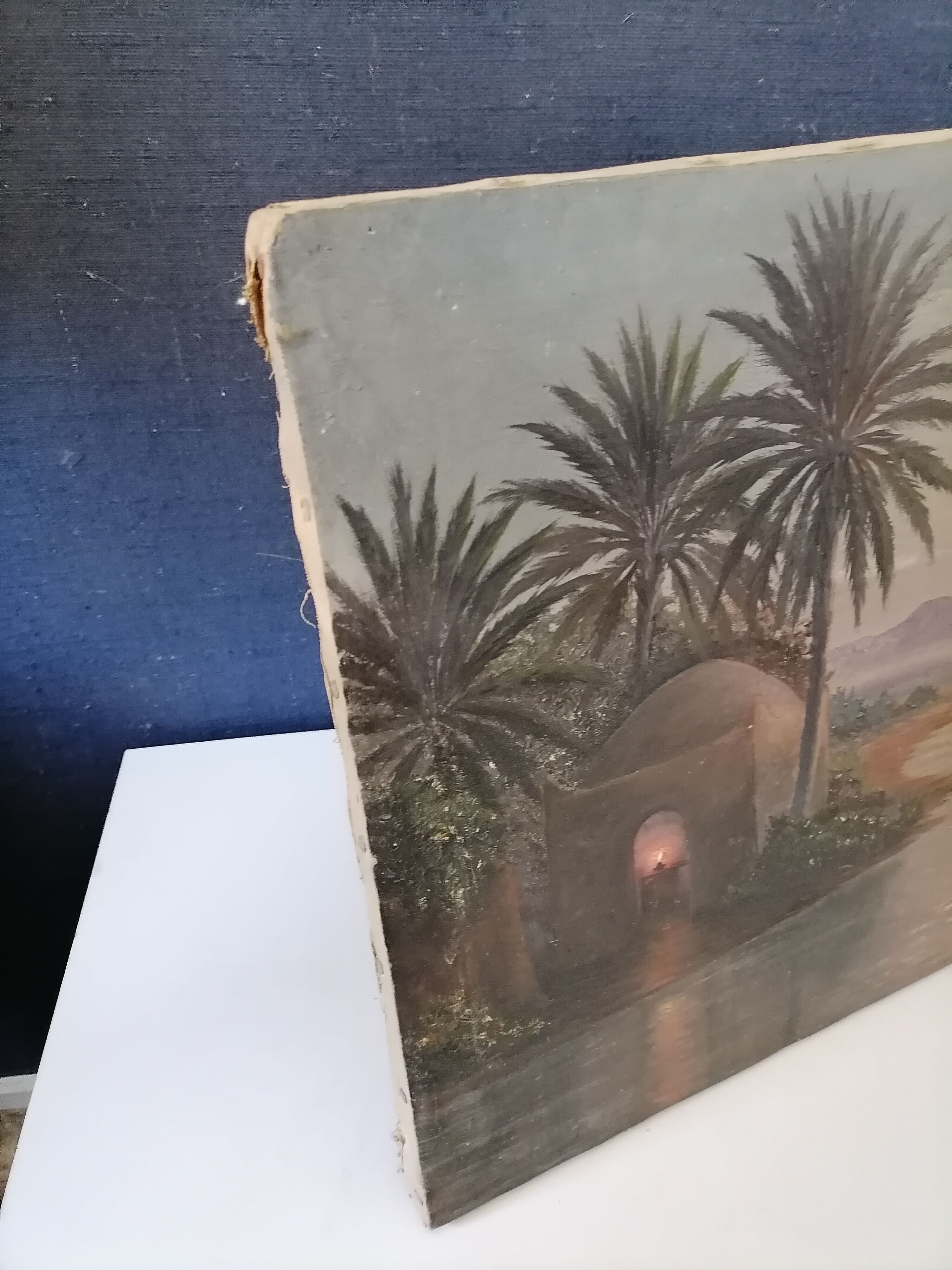 Oil on canvas Signed H. Richevillain