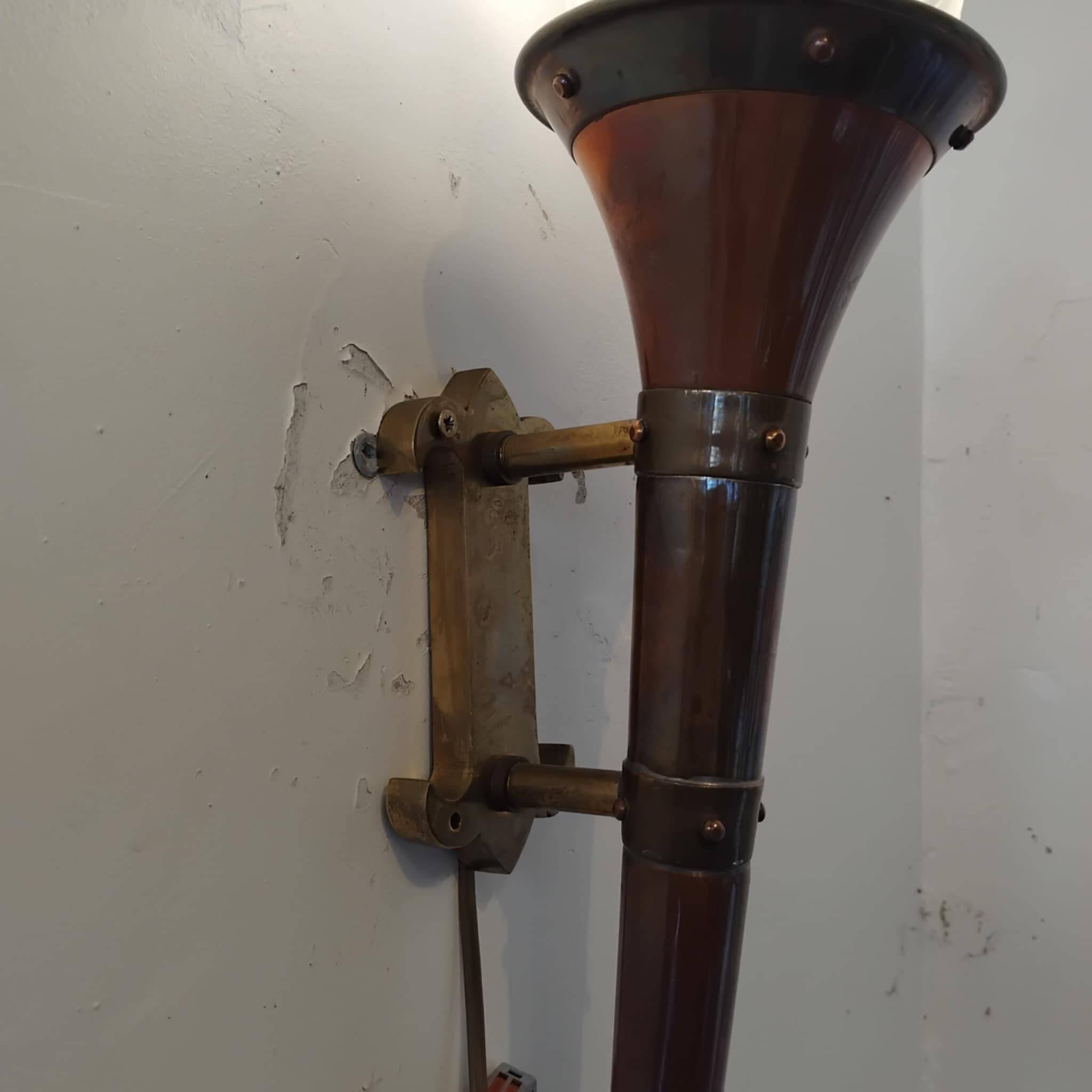 Pair of Flambeaux wall lights from the 50s/60s