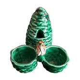 Mustard, salt and pepper shaker - 70s - Cicada ceramics