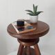 Tabouret de peintre vintage en bois massif
