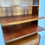 Secrétaire en noyer par Franz Ehrlich pour Hellerau, années 1950