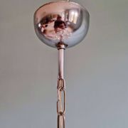 Lustre Sputnik en métal chromé, design Space Age, 1960