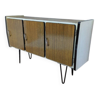 Enfilade vintage en formica / meuble télé TV hifi