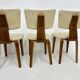Set of 4 Dutch design by Cor Alons plywood dining chairs , 1960s