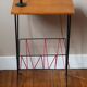 Floor lamp , scoubidou, and black painted metal
