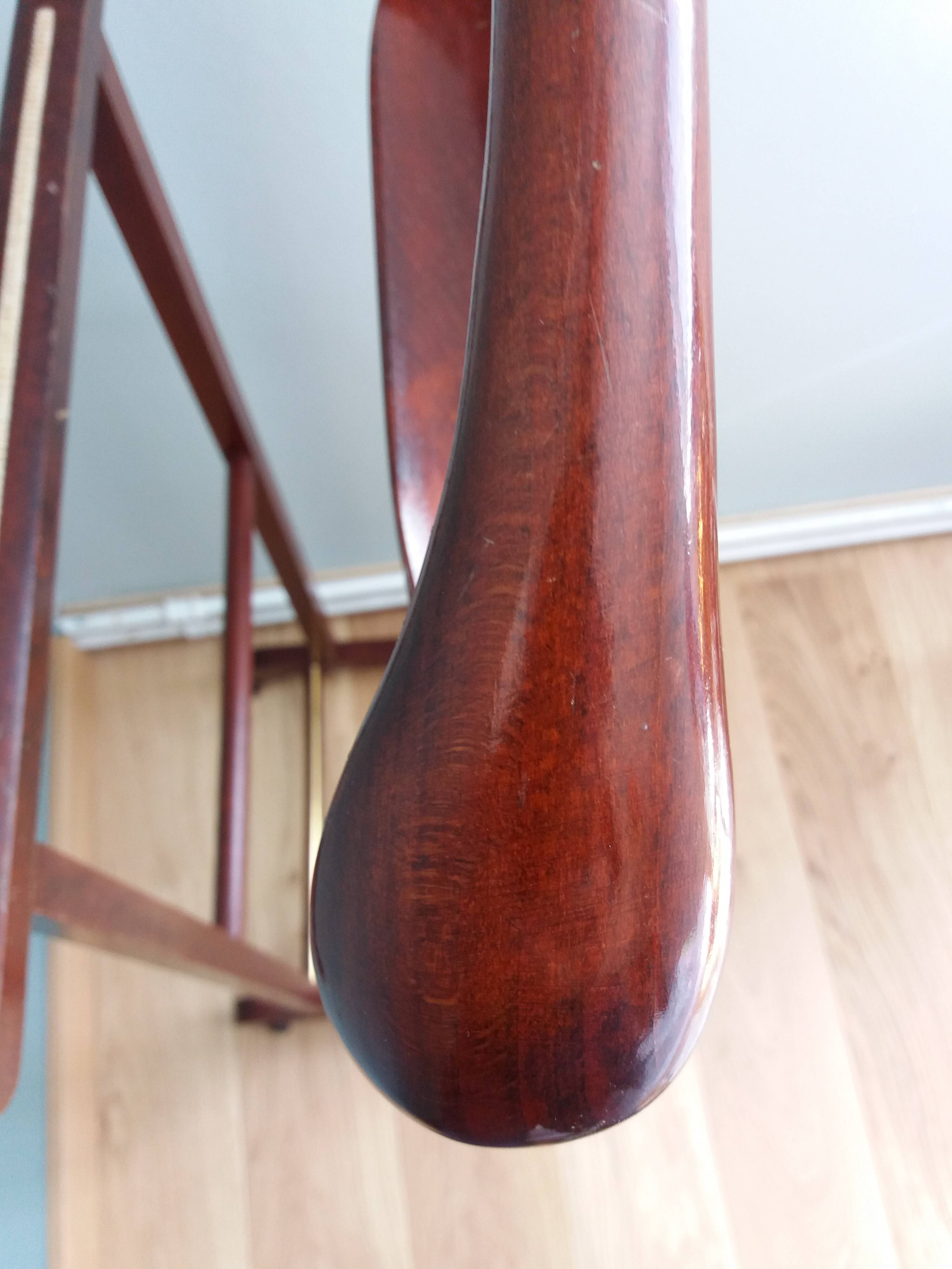 Night stand with two clothes racks