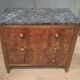 Nineteenth-century veneered commode