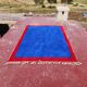 Authentic Beni Ouarain rug 250 x 180 cm – Cobalt blue and red – Piece
