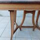 Vintage style Art Nouveau oak table