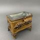 Cloisonné jewel box Napoleon III Faceted glass nineteenth