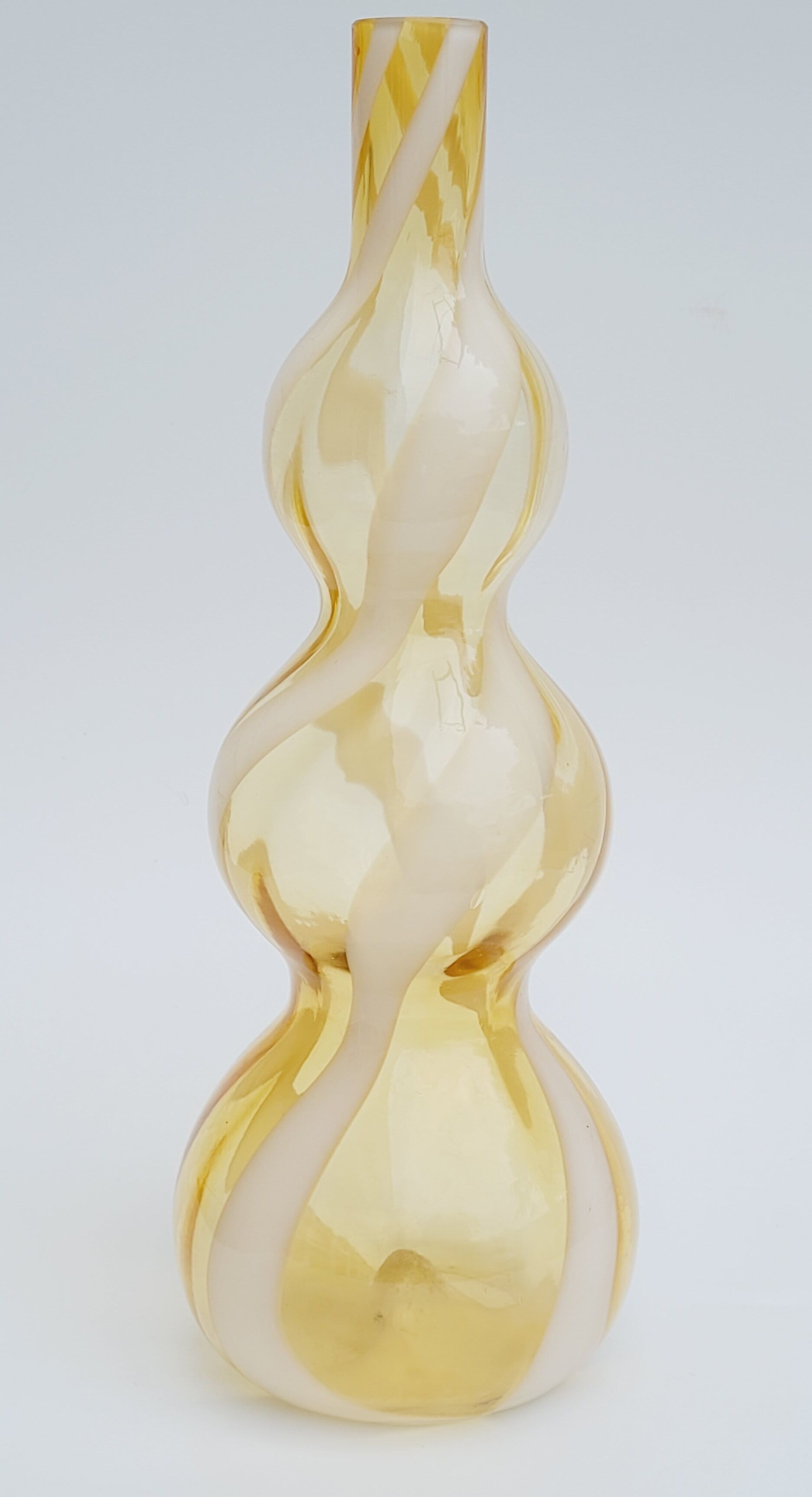 Vintage glass vase by Carlo Moretti, Florence, Italy 1970