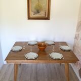 50's dining table, extendable