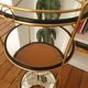 Brass serving table