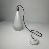 Ancienne suspension vintage en verre 1970