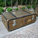 Old travel trunk