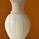Antique marble lamp base - white stone urn lamp