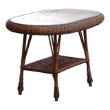 Rattan table