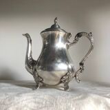 Vintage Viners Sheffield Silver Plated Teapot: Victorian Footed Pitcher