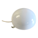 20cm opaline globe ceiling or wall light - mid-20th century