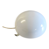 Plafonnier ou applique globe opaline 20 cm - mid. XXème