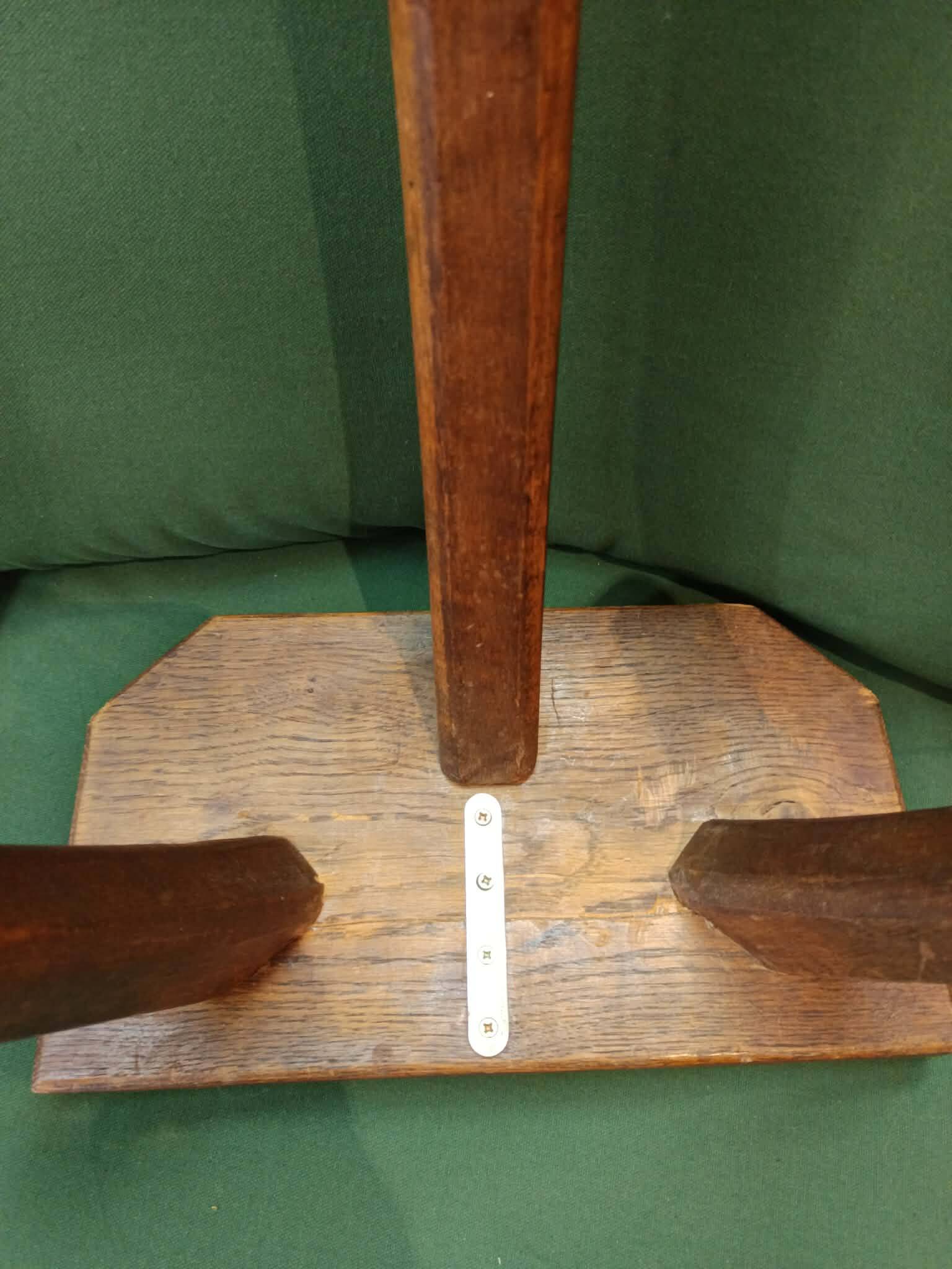 Pair of vintage brutalist stools