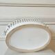 Handmade openwork ceramic fruit bowl
