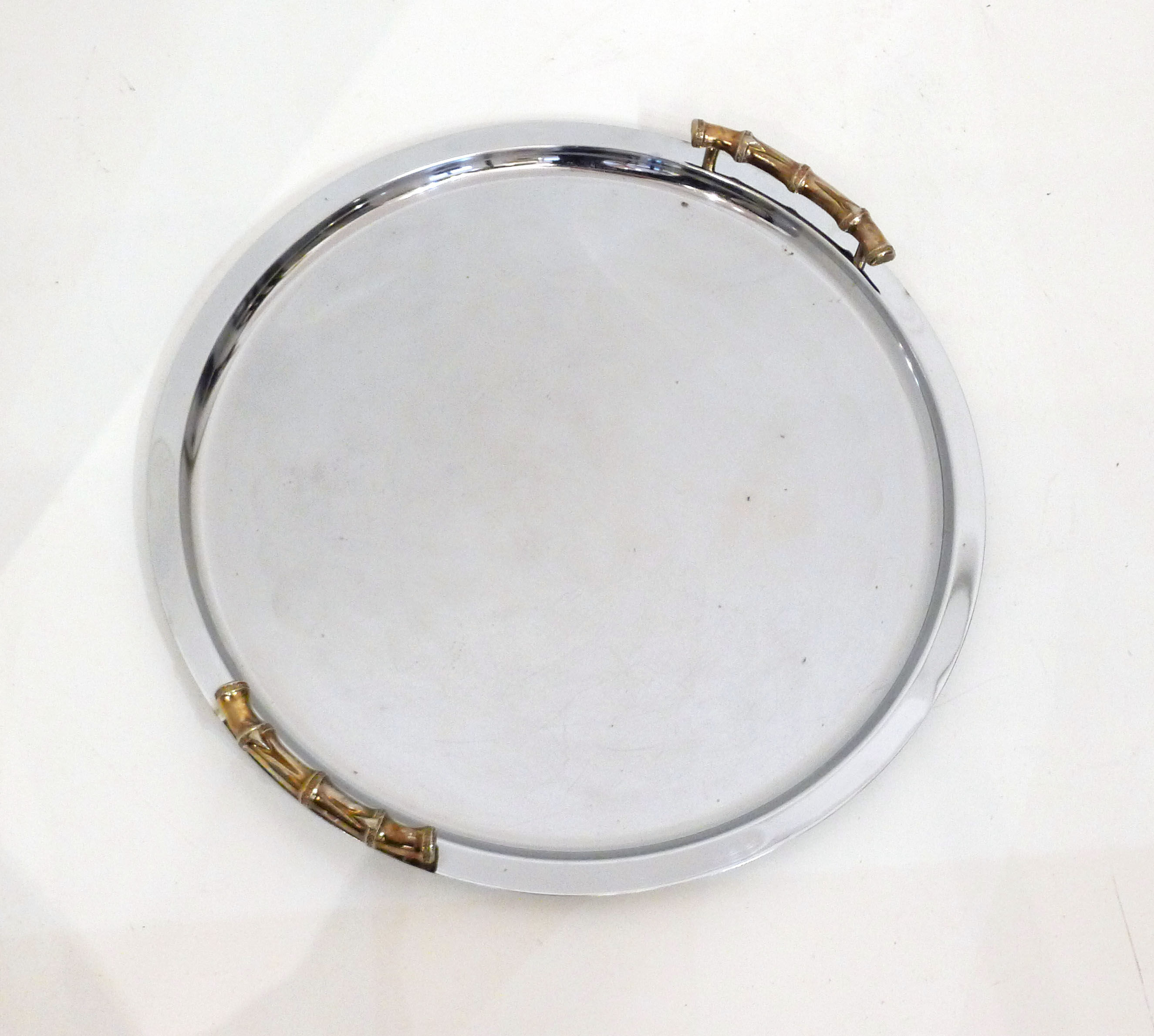 Round tray bamboo coves