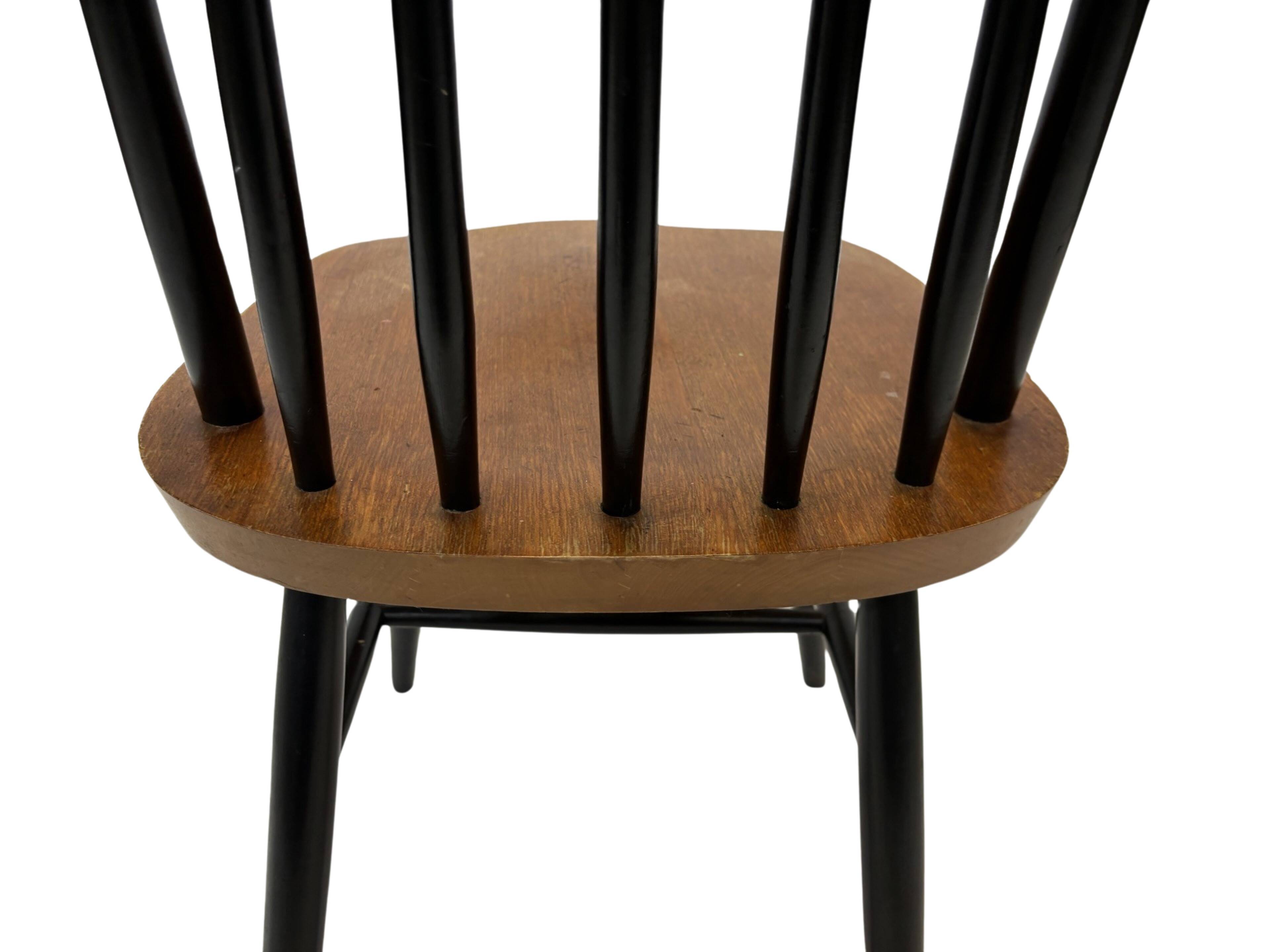 Mid-Century modern spindle back chair by Ilmary Tapiovaara, 1960s