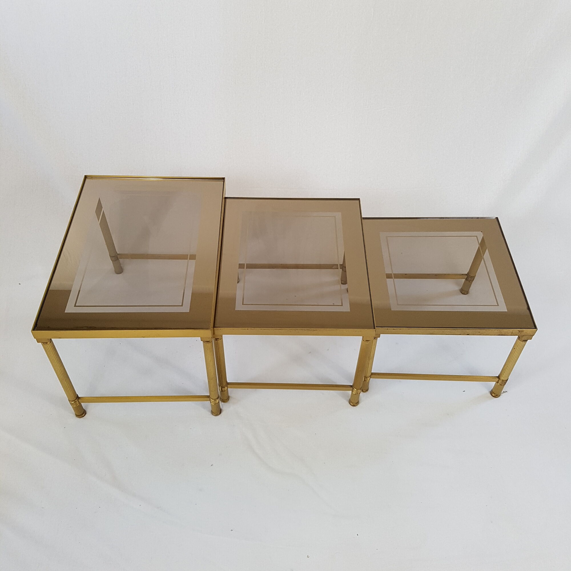 Brass pull-out tables