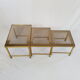 Brass pull-out tables