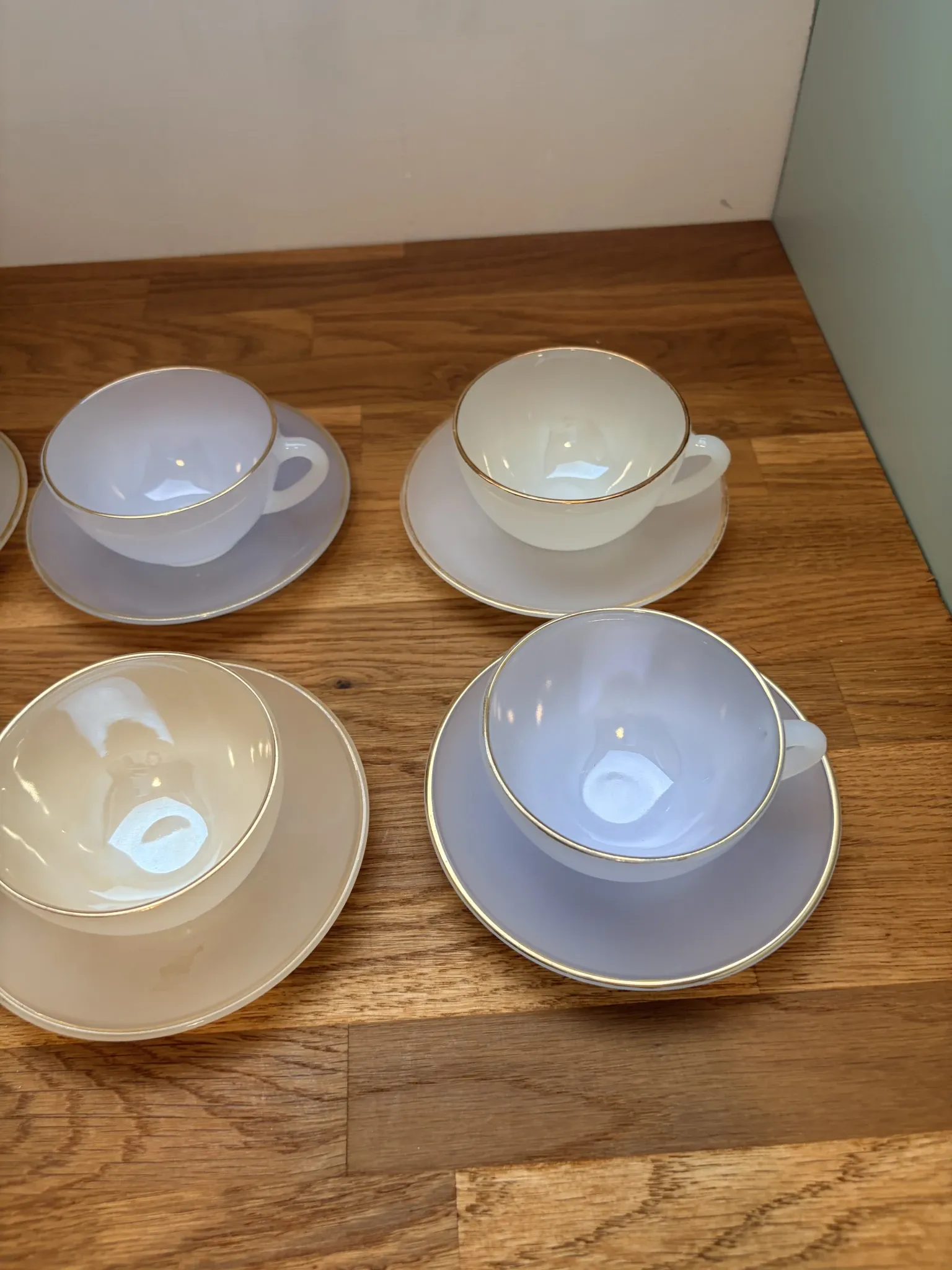 6 cups and saucers harlequin 220651