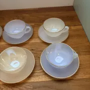6 cups and saucers harlequin 220651