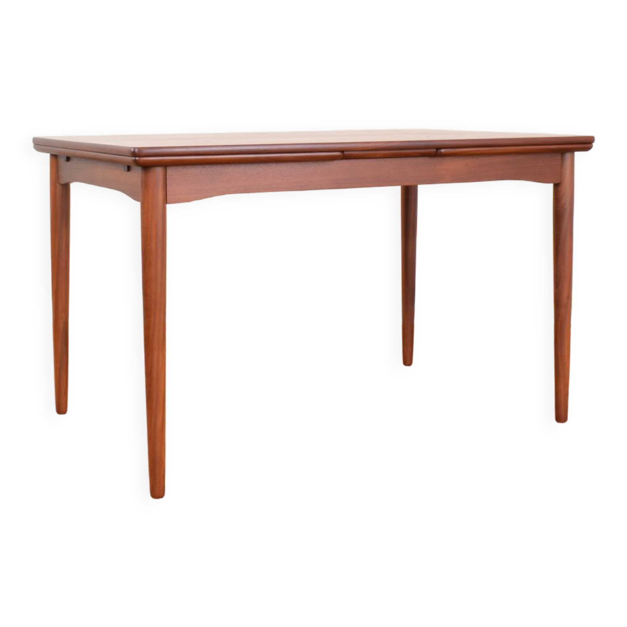 Mid-Century Danish Teak Extendable Dining Table, 1960s.