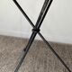 Vintage rattan basket on tripod foot 60s