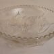 50s molded glass footed bowl
