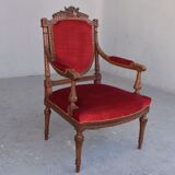 Salon three-room 1900 Walnut Louis XVI style