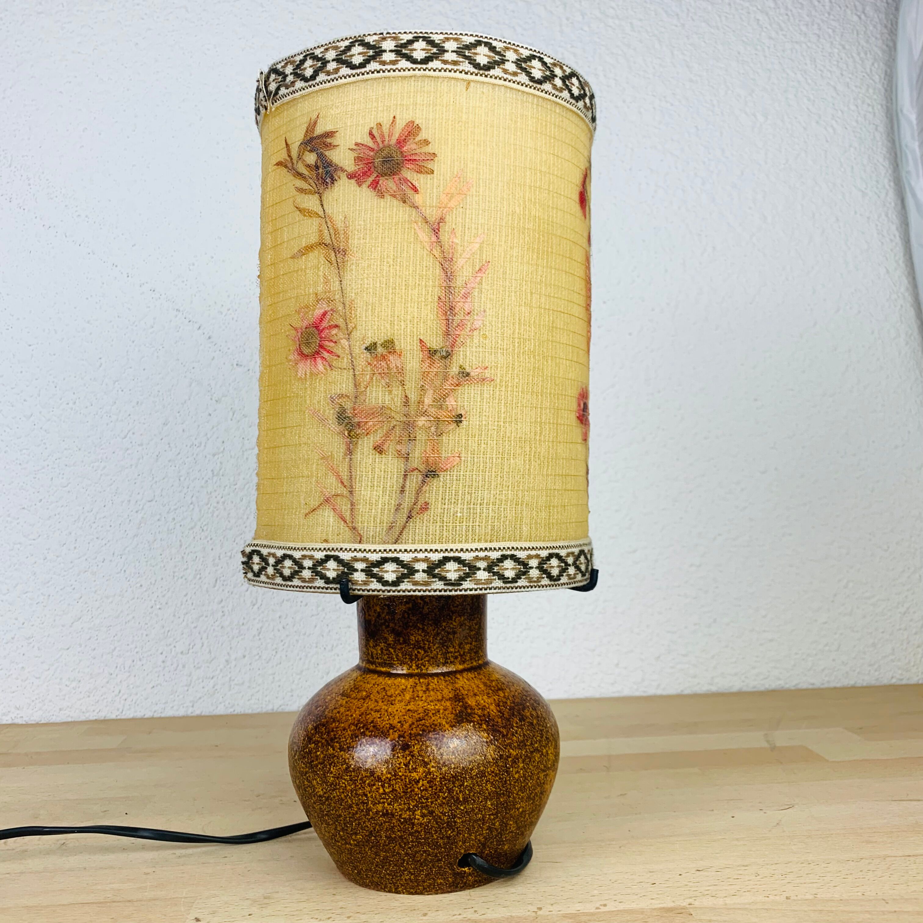 Ceramic lamp Accolay stoneware 60s