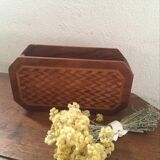 Indian wooden letter holder