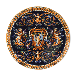 Assiette en faïence - gien