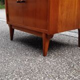 Furniture wing gilded oak 1950