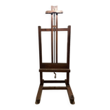 Old solid oak painter's easel