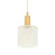Scandinavian Glass & Brass Pendant Light by Fagerlund for Orrefors, 1960s