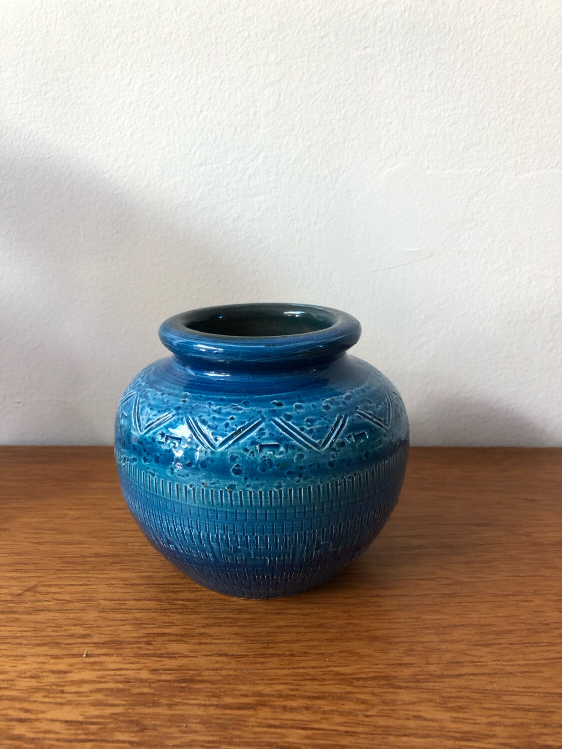 Round vase Aldo Londi Bitossi